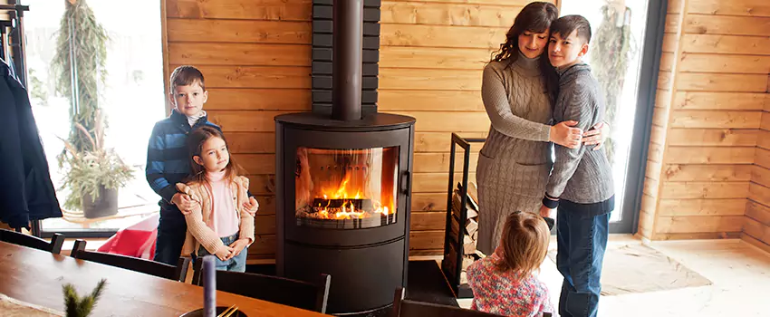 Morso Cast Iron Fireplace Insert Installation in Groves, Texas